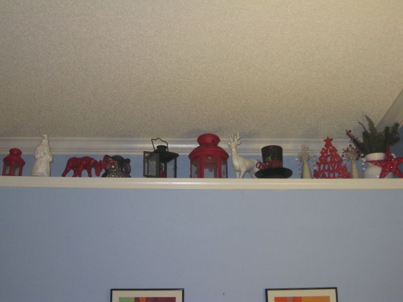 Random Home Endeavors Decorating a Kitchen Ledge